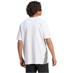adidas Future Icons 3-Streifen T-Shirt Herren 001A - white/black M