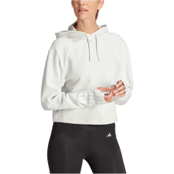 adidas Train Essentials Train Cotton 3-Streifen Hoodie Damen ADB3 - orbgry/white S