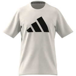 adidas Train Essentials Feelready Logo Training T-Shirt Herren 001A - white/black M