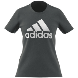 adidas Loungewear Essentials Logo T-Shirt Damen 9407 - dgreyh/white XS