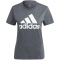 adidas Loungewear Essentials Logo T-Shirt Damen 9407 - dgreyh/white XS