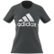 adidas Loungewear Essentials Logo T-Shirt Damen 9407 - dgreyh/white XS