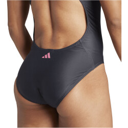 adidas Big Bars Graphic Badeanzug Damen AAGG - carbon/pnkfus 38