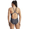 adidas Big Bars Graphic Badeanzug Damen AAGG - carbon/pnkfus 38