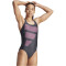 adidas Big Bars Graphic Badeanzug Damen AAGG - carbon/pnkfus 38
