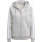 adidas Essentials 3-Streifen Kapuzenjacke Damen 83F7 - mgreyh/white M