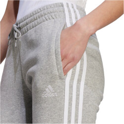 adidas Essentials 3-Streifen Jogginghose Damen 83F7 - mgreyh/white XS