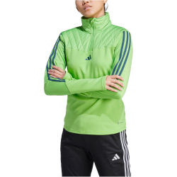 adidas Tiro 23 Club Winterized 1/4-Zip Sweatshirt Damen AEXW - seluli/arcngt XXS
