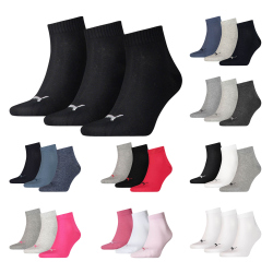 3er Pack PUMA Quarter Plain Socken