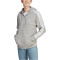 adidas Essentials 3-Streifen French Terry Kapuzenjacke Damen 83F7 - mgreyh XS