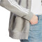 adidas Essentials 3-Streifen French Terry Kapuzenjacke Damen 83F7 - mgreyh XS