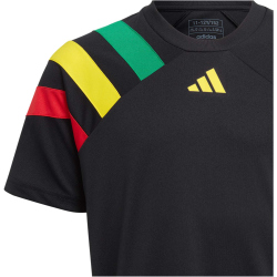adidas Fortore 23 Trikot Kinder IK5730 - black/team green/team yellow/team colleg red 128
