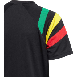 adidas Fortore 23 Trikot Kinder IK5730 - black/team green/team yellow/team colleg red 128