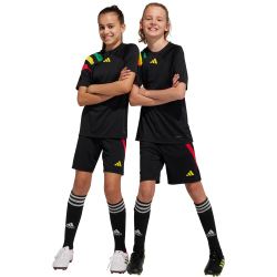 adidas Fortore 23 Shorts Kinder IK5728 - black/team colleg red/team yellow/team green 128
