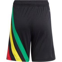 adidas Fortore 23 Shorts Kinder IK5728 - black/team colleg red/team yellow/team green 128