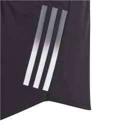 adidas AEROREADY 3-Streifen Knit Shorts Kinder 095A - black/grefou/white 152
