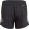 adidas AEROREADY 3-Streifen Knit Shorts Kinder 095A - black/grefou/white 152