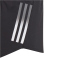 adidas AEROREADY 3-Streifen Knit Shorts Kinder 095A - black/grefou/white 152
