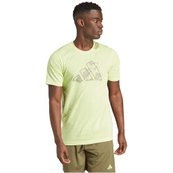 adidas Train Essentials Seasonal Graphic Trainingsshirt Herren AED8 - pullim/silpeb S