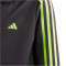 adidas Essentials AEROREADY 3-Streifen Kapuzenjacke Kinder AAGG - carbon/luclem 164