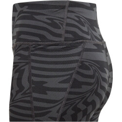 adidas AEROREADY Allover Print Optime High-Rise 7/8-Leggings Kinder AAGG - carbon/black/white 116