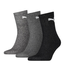 3er Pack PUMA Short Crew Sportsocken anthracite/grey 39-42