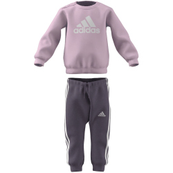 adidas Badge of Sport Jogginganzug Kinder A2JM - clpink/white/clpink 62