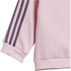 adidas Essentials Full-Zip Hooded Jogginganzug Kinder A2JM - clpink/shavio 74
