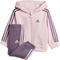 adidas Essentials Full-Zip Hooded Jogginganzug Kinder A2JM - clpink/shavio 74
