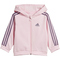 adidas Essentials Full-Zip Hooded Jogginganzug Kinder A2JM - clpink/shavio 74