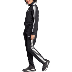 adidas 3-Streifen Doubleknit Trainingsanzug Damen 095A - black/white S