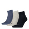 3er Pack PUMA Quarter Plain Socken navy/grey/nightshadow blue 39-42