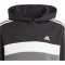 adidas Tiberio 3-Streifen Colorblock Training-Set (Pullover + Leggings) Kinder 095A - black/white/white 152