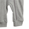 adidas Essentials 3-Streifen French Terry Baby-Strampler 83F7 - mgreyh/white 62