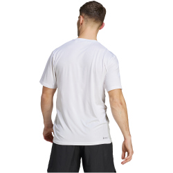 adidas Train Essentials Stretch Trainingsshirt Herren 001A - white/black S