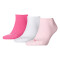 3er Pack PUMA Plain Sneakersocken pink lady 39-42