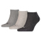 3er Pack PUMA Plain Sneakersocken anthracite/l mel grey/m mel grey 39-42