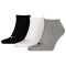 3er Pack PUMA Plain Sneakersocken grey/white/black 39-42