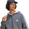 adidas Essentials 3-Streifen Kapuzenjacke Herren 9407 - dgreyh XS