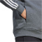 adidas Essentials 3-Streifen Kapuzenjacke Herren 9407 - dgreyh XS