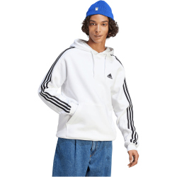 adidas Essentials 3-Streifen Hoodie Herren 001A - white S
