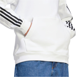 adidas Essentials 3-Streifen Hoodie Herren 001A - white S