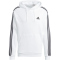 adidas Essentials 3-Streifen Hoodie Herren 001A - white S