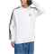 adidas Essentials 3-Streifen Hoodie Herren 001A - white S