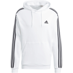 adidas Essentials 3-Streifen Hoodie Herren 001A - white L