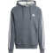 adidas Essentials 3-Streifen Hoodie Herren 9407 - dgreyh XL
