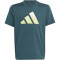 adidas Train Icons AEROREADY Logo Trainingsshirt Kinder AEX3 - arcngt/white/pullim 128