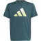 adidas Train Icons AEROREADY Logo Trainingsshirt Kinder AEX3 - arcngt/white/pullim 128