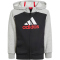 adidas Essentials Big Logo Trainingsanzug Kinder 83F7 - mgreyh/black 104