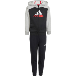 adidas Essentials Big Logo Trainingsanzug Kinder 83F7 - mgreyh/black 110